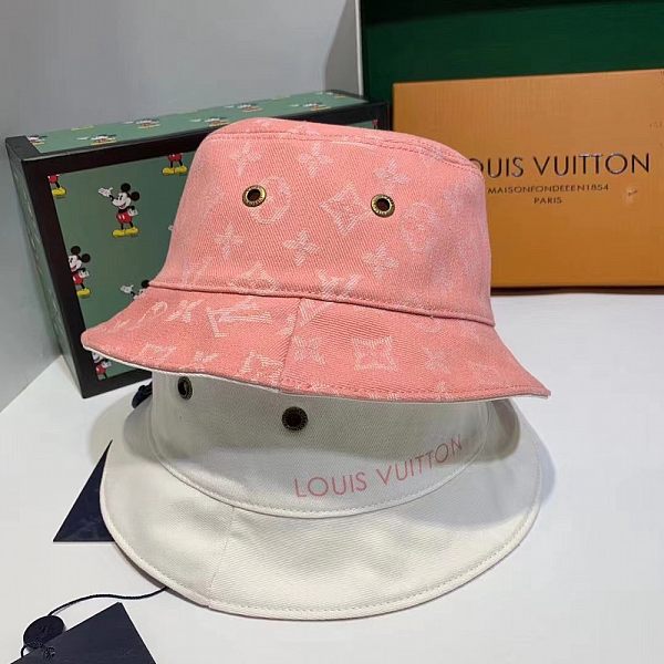 LOUIS VUITTON Double-Sided Available Fisherman Hats 6 Colors