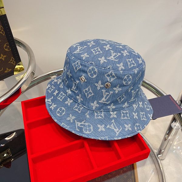 LOUIS VUITTON Double-Sided Available Denim Fisherman Hats 2 Colors