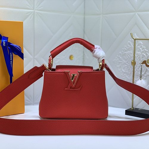 Louis Vuitton Capucines M48870 Mini Hobo Bag LV Women's bag