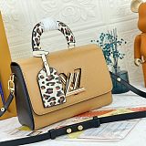 Louis Vuitton Twist MM Handbags Epi Leather LV Women's bag M58568