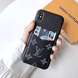 LV CARD SLOT PHONE CASE FOR IPHONE 13 12 11 PRO MAX XS MAX XR XS