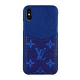LV CARD SLOT PHONE CASE FOR IPHONE 13 12 11 PRO MAX XS MAX XR XS
