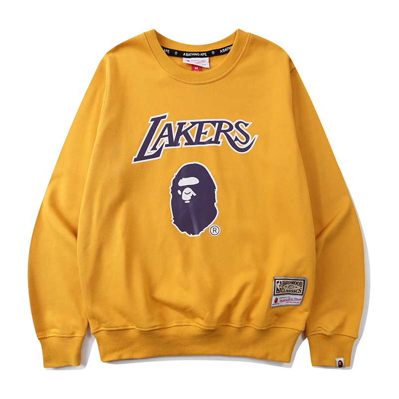 lakers crew neck sweater
