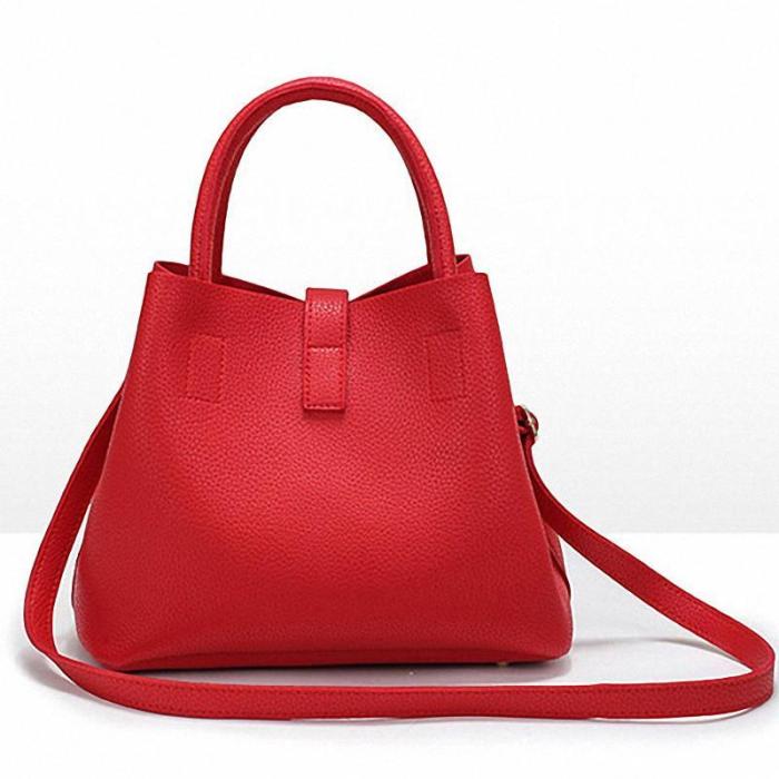 Women PU Leather High Quality Diagonal Cross Buns Handbag