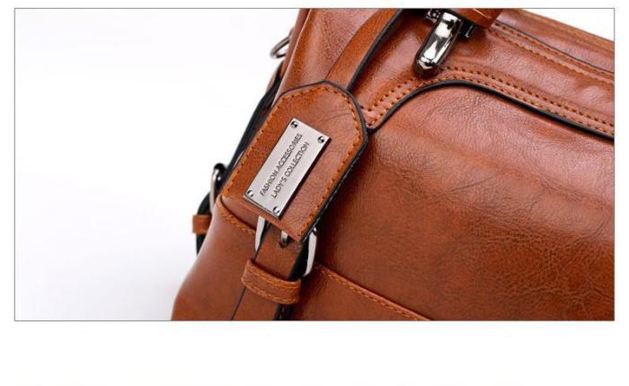 Vintage Soft Leather Woman Crossbody Bags