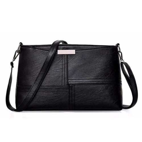 Womens Leather Zipper Casual Crossbody Bags