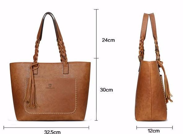 Famous Designers Leather Casual Shoulder Tote Bags