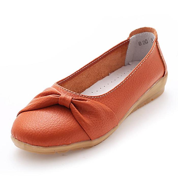 Plain  Low Heeled  Round Toe Woman Flat & Loafers