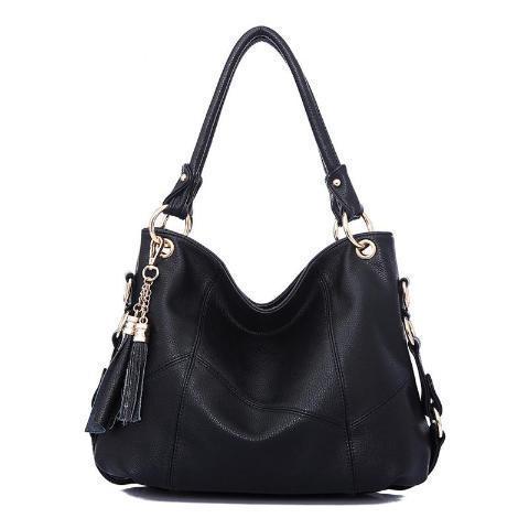 Genuine Leather Handbags Fashion Tassel Handbag