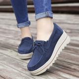 Artificial Leather Wedge Heel Casual Summer Platfoms