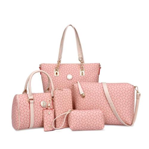 Pink Casual Zipper Handbag