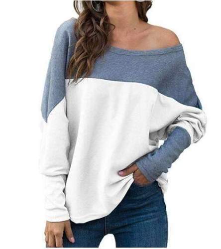 Casual Loose Plus Gored Off shoulder T-Shirts