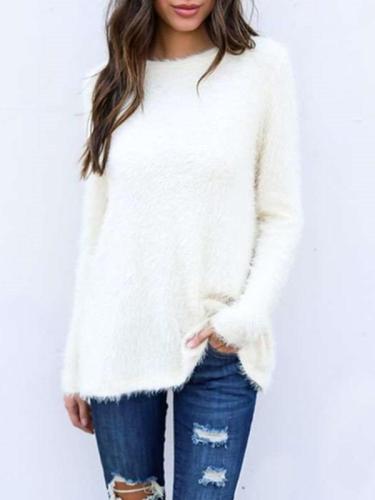 Fashion Loose Pure Long sleeve Sweaters