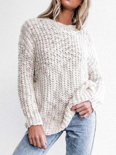 Fashion Loose Hollow out Long sleeve Sweaters