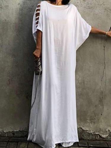 Ethnic style comfortable loose casual maxi dresses