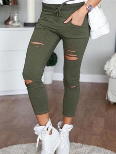 Woman Slim More Colors Long Pants