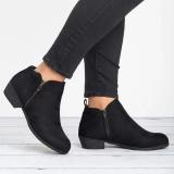 Fashion Low Heel Cute Short Boots