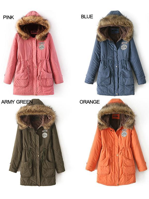 Hooded Warm camoFleece Winter Coats