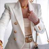 Fashion Pure Lapel Long sleeve Blazer