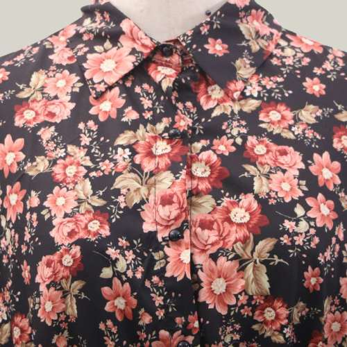 Stylish Retro Floral Print V neck Long sleeve Maxi Dresses