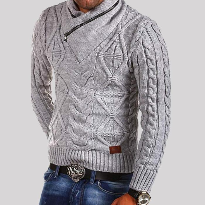 Casual Fashion Retro Knitted Pullover Sweater