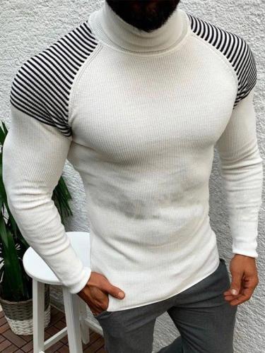 Men‘s Casual Slim Long Sleeve Turtleneck Sweater