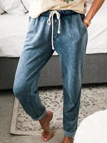 Blue Shift Casual Solid Pants