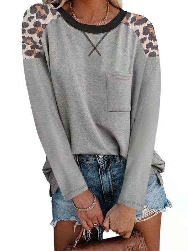 Some Leopard printed long sleeve T-shirts