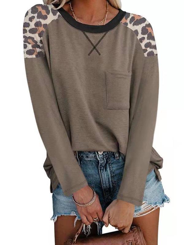 Some Leopard printed long sleeve T-shirts