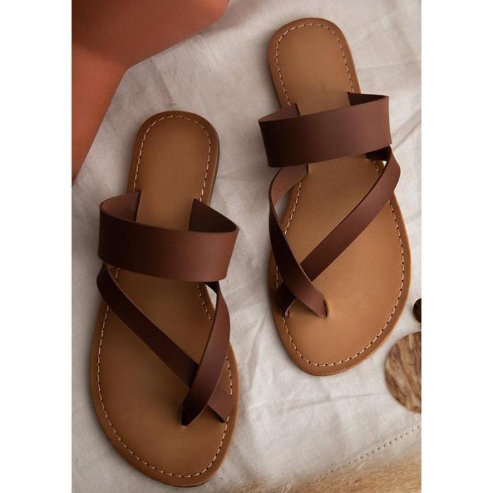 Women Date Flat Heel Summer Sandals