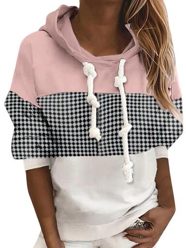 Hoodied women printed casual autumn hoodies