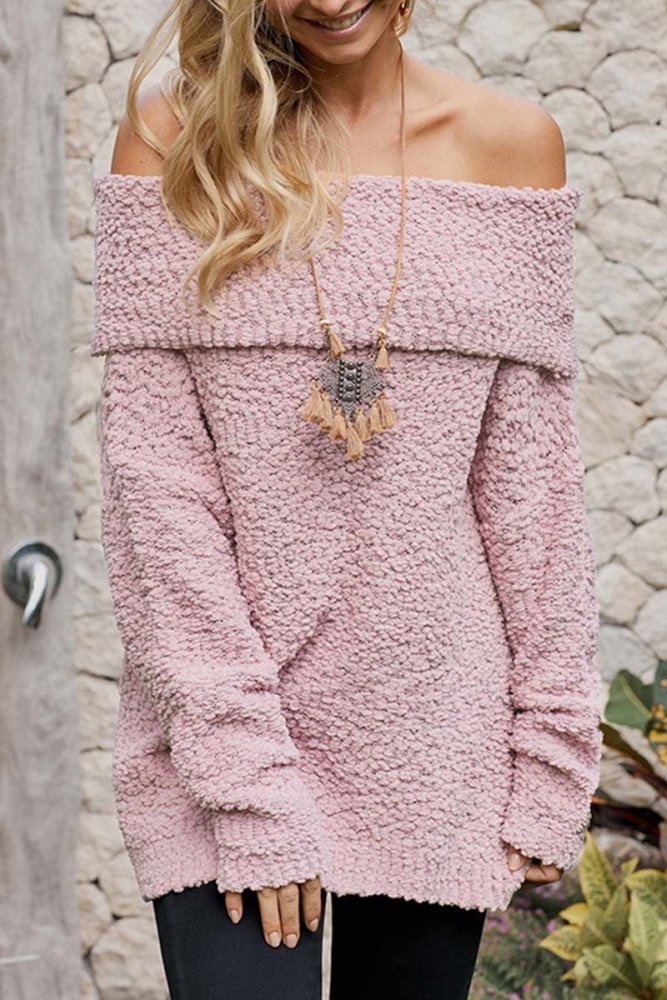 Off Shoulder Sexy Sweaters