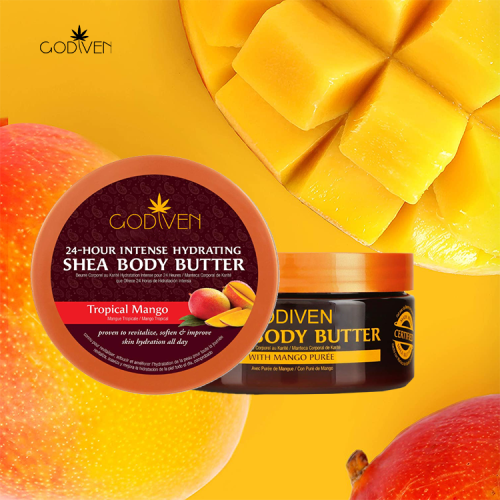 Pure Natural OEM ODM scented Nourishing Vitamin E Hyaluronic Acid Almond Honey Organic Shea Body Butter