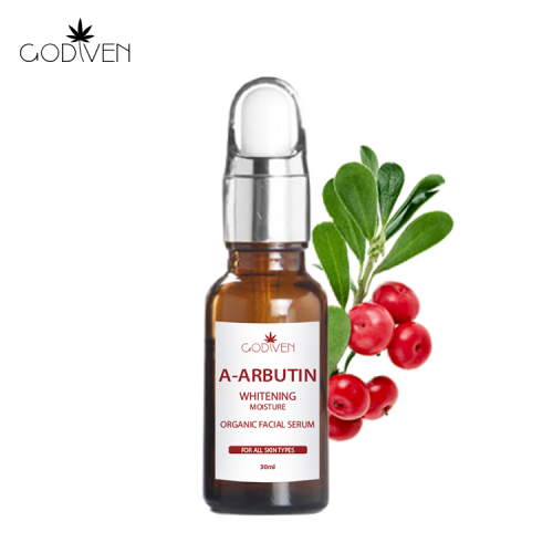 Low Moq Natural Vegan Organic Carotene AHA Ferment Whitening Arbutin Golden Face Milk Serum