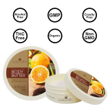 Natural Vegan Organic Private Label Unrefined Whitening leaching Vitamin c Fruit Extract Wholesale Whipped Body Butter