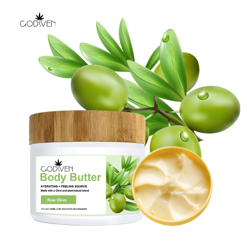 Low Moq Pure Natural scented Peeling Source Olive Papaya Watermelon Avocado Aloe Vera Whipped Body Butter Rose