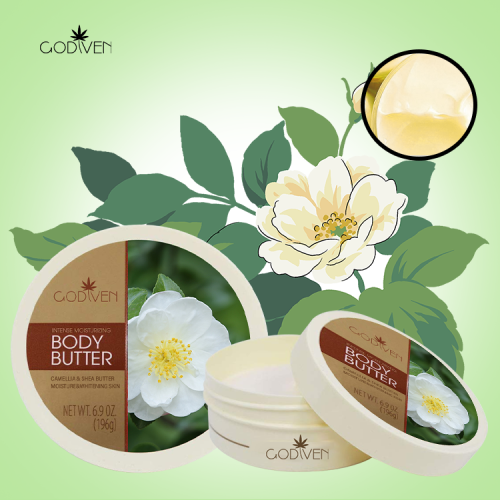 Cruelty Free Competitive Price Korean Unrefined Whitening leaching Camellia Hyaluronic Acid Naural Shea Butter Body Scrub