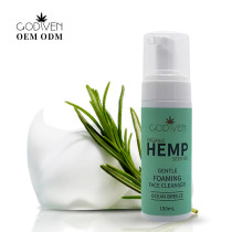 CBD Oil Gentle Foaming Facail Cleanser Daily Beauty Wowen's and Men's Skin Care Products,Customization design free support,Lowes