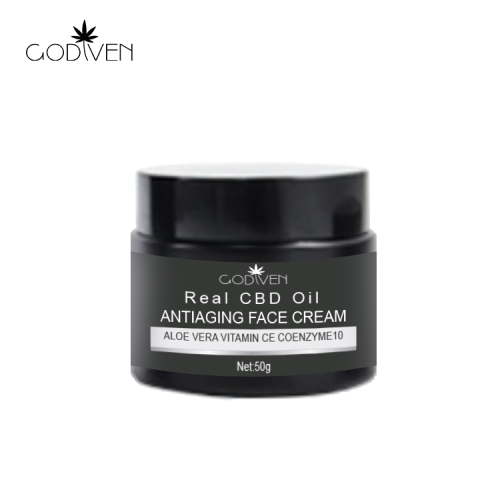 CBD face cream private label supported with real Hemp face cream for Amazon hot sale,good for relieve inflammation skin,Anti agi
