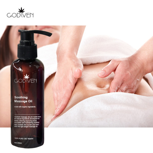 Real body oil containers with enriched hemp body oil,relaxing and calming for body