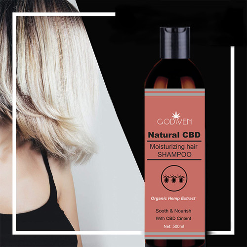 Amazon Hot Sale Product Real CBD Terpene Repair Damaged Hair Argan Oil Black Hair Shampoo