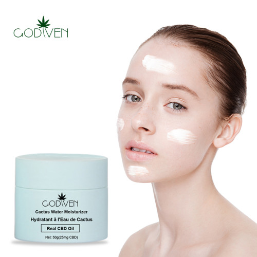 Moisturizer face cream skin whitning with enriched hemp oil,it is real CBD face cream good for skin protection
