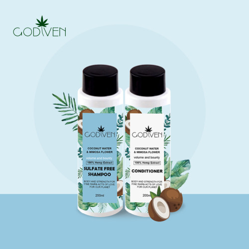 Amazon Supplier OEM ODM Service Natural CBD Content Moisturizing Dry Hair Ginger Black Hair Growth Shampoo