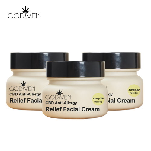 CBD face cream private label supported with real Hemp face cream for Amazon hot sale,good for relieve inflammation skin,Anti agi