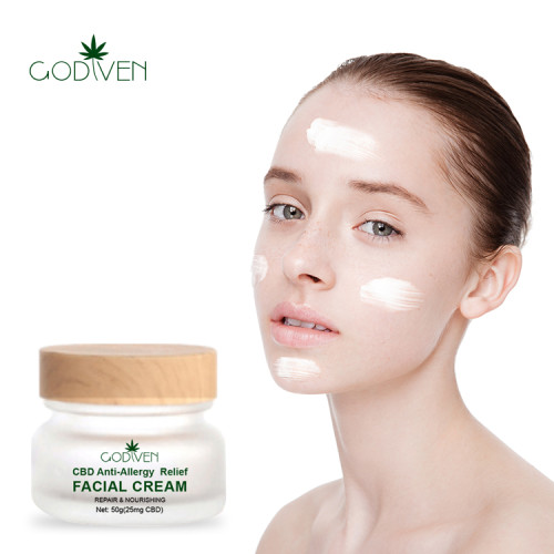 Organic hemp face cream good for skin whitening face cream and Anti-Aging,Amazon supplier about natural cbd face cream