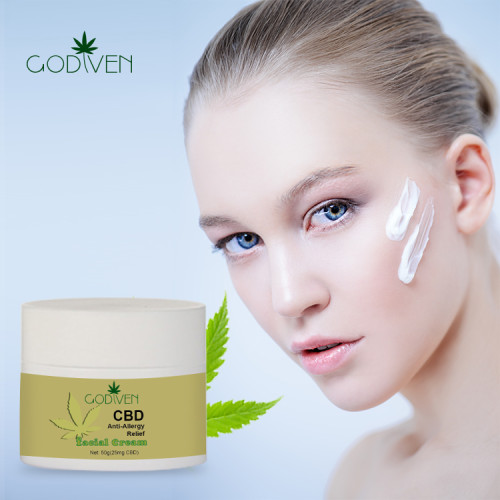 100% Organic face cream with real cbd face cream,Amazon hot sale product is beauty face cream for Anti-aging