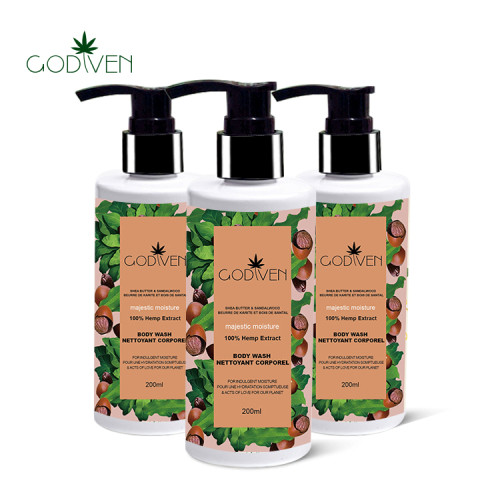 Support Customization Organic Hemp Extracts Moisturizing Dry Hair Hair Color Dye Shampoo Sachet