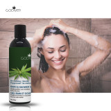 Organic hemp shower gel bottle,with real CBD to relieve inflammation,protect kind health.support private label for the body wash