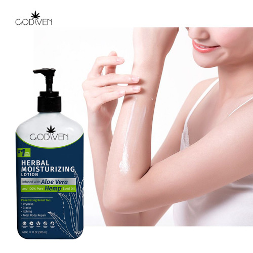 100% natural hemp body lotion cream with real cbd content, enriched cannabiniols help to moisturizing dry skin