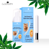 Gentle Cleansing Good High Quality Hemp Extracts Tear Free Hemp Private Label Eyelash Foam Cleanser